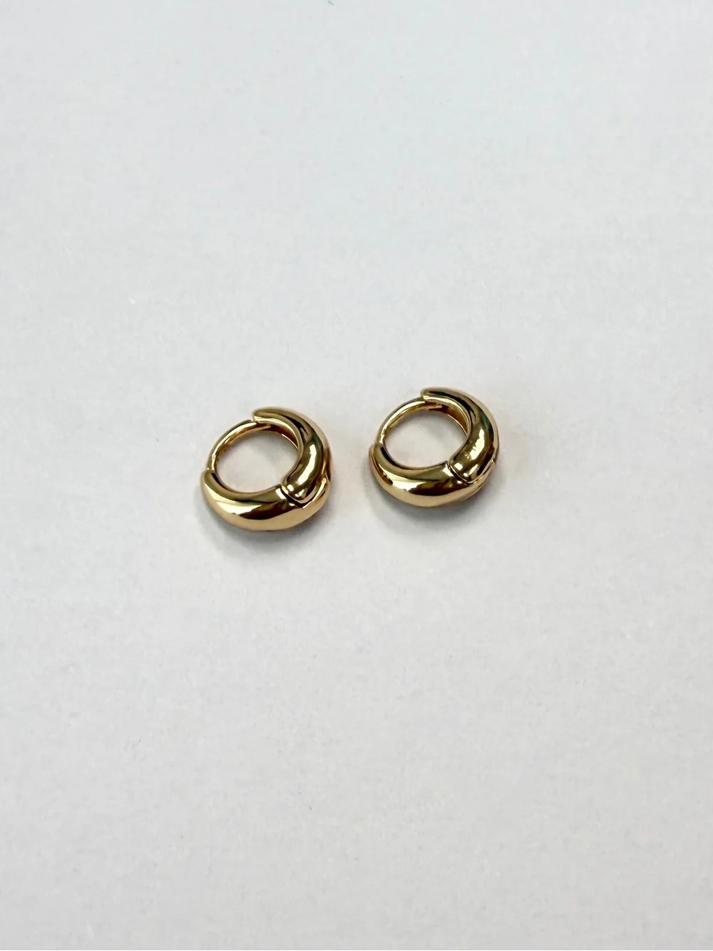 Mint & Lily Mini Teardrop Huggie Hoop Earrings